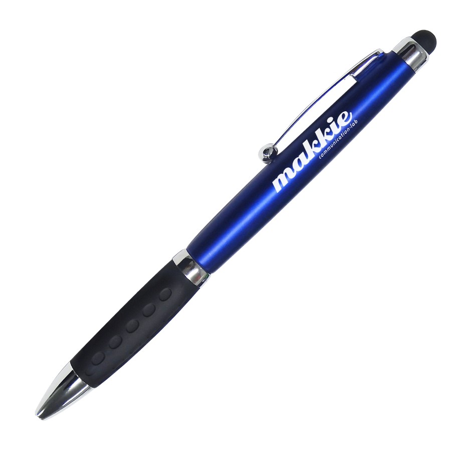Hamner PDA Metal Twist Action Ballpoint Pen with Soft Stylus (Stock 3-5 Days)