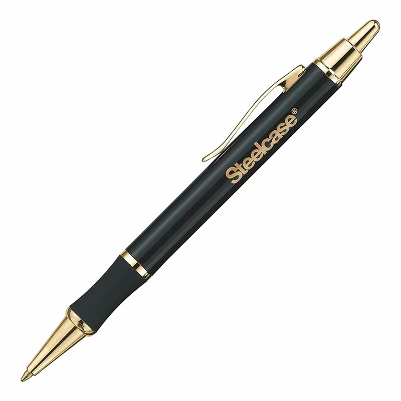 Westpoint Metal Plunger Action Pen with Gold or Silver Trim